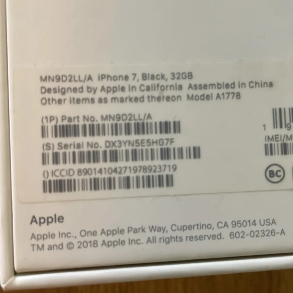 3 iPhone boxes